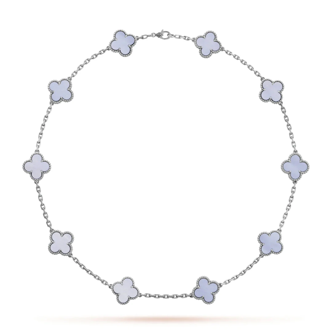 CLOVER | 10 Motive Purple Necklace - Image 2