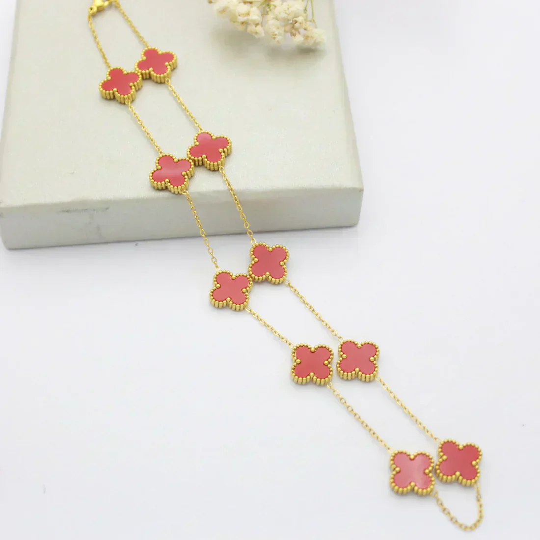 CLOVER | Red Necklace - Image 5