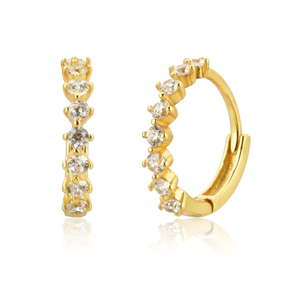 EXCLUSIVE | Tennis Gem Earrings - Image 4
