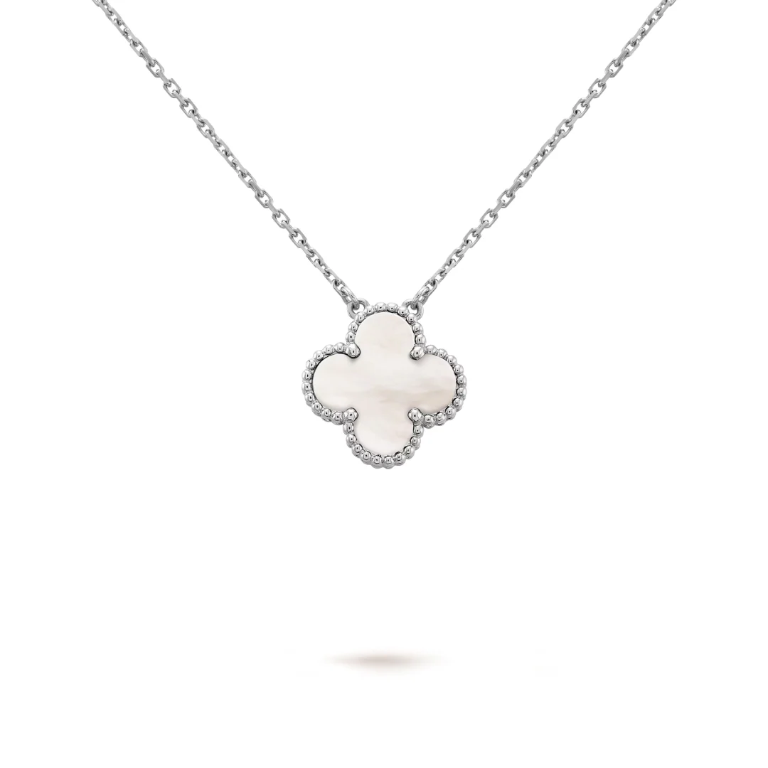 CLOVER | White/Silver Necklace - Image 3