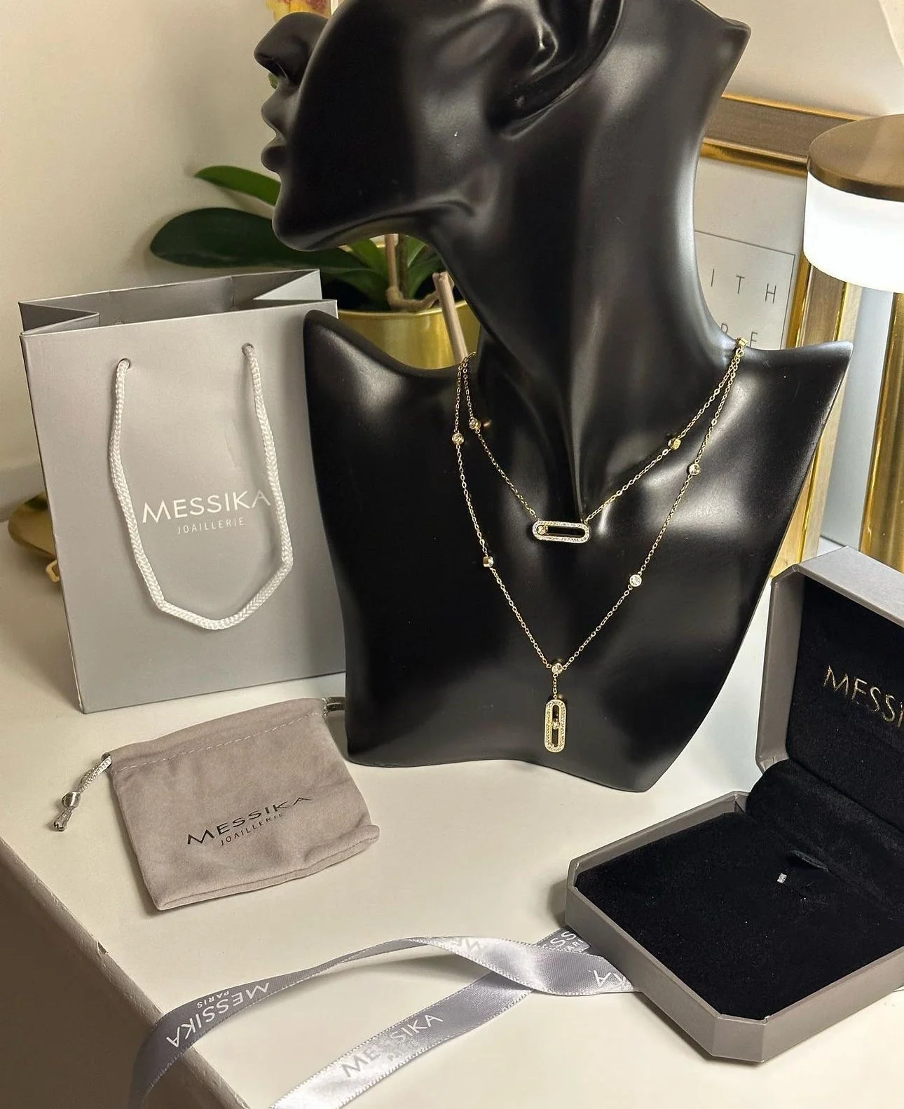 EXCLUSIVE | Mollyanne Diamanté Necklace - Image 3
