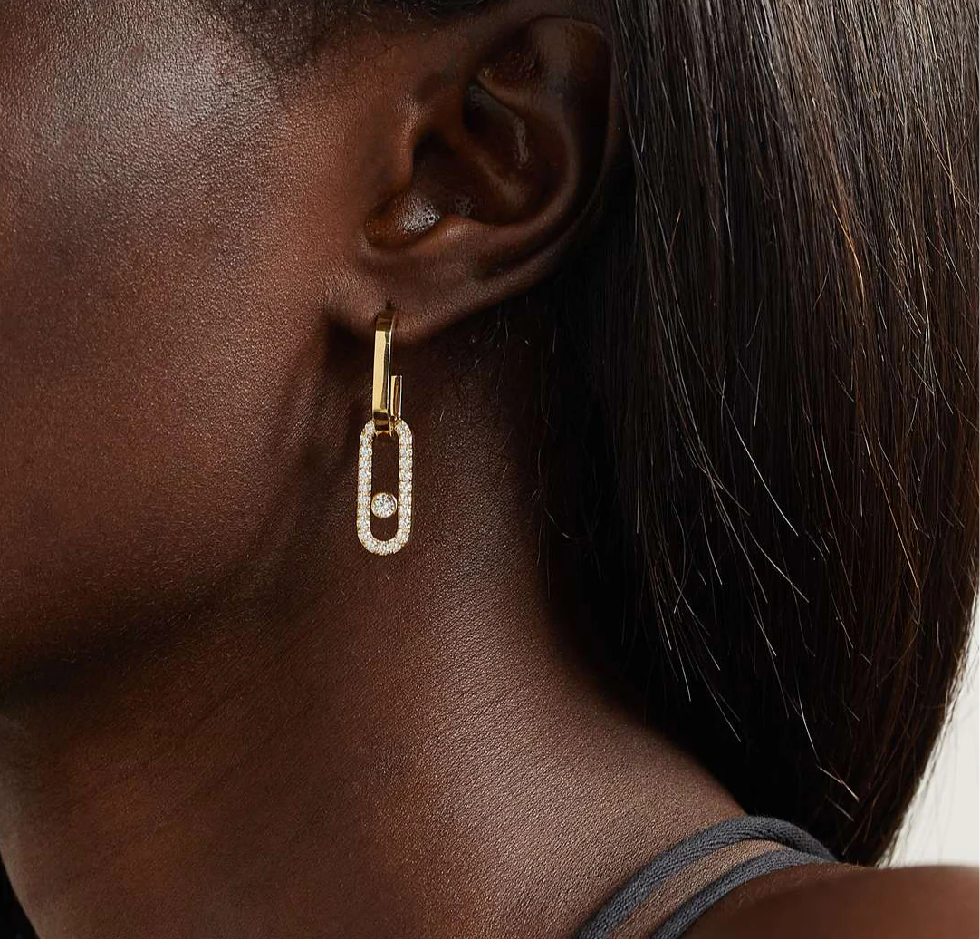 18K EXCLUSIVE | Myla Double Hoop Earrings - Image 3