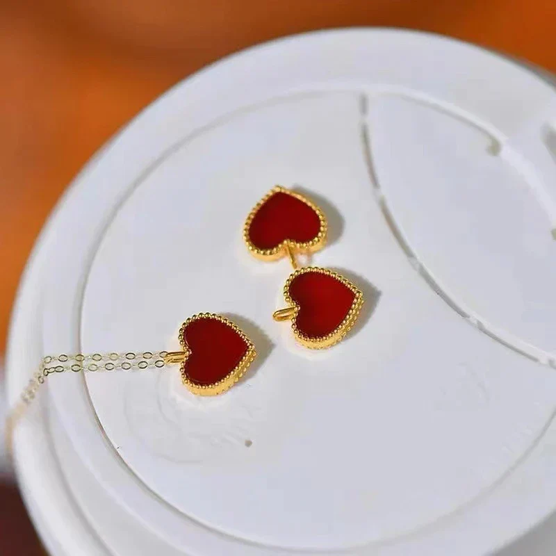 Heart Necklace - Gold - Image 3