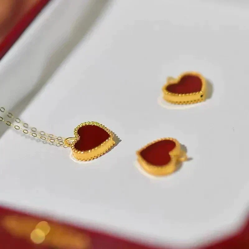Heart Necklace - Gold - Image 5