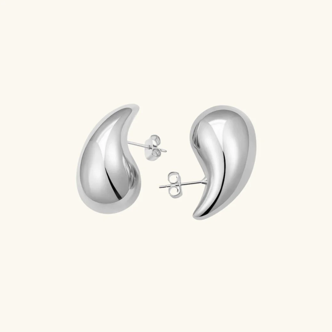 Sandra Teardrop Gold Earrings - Image 12