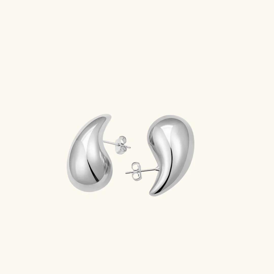 Sandra Teardrop Gold Earrings - Image 13