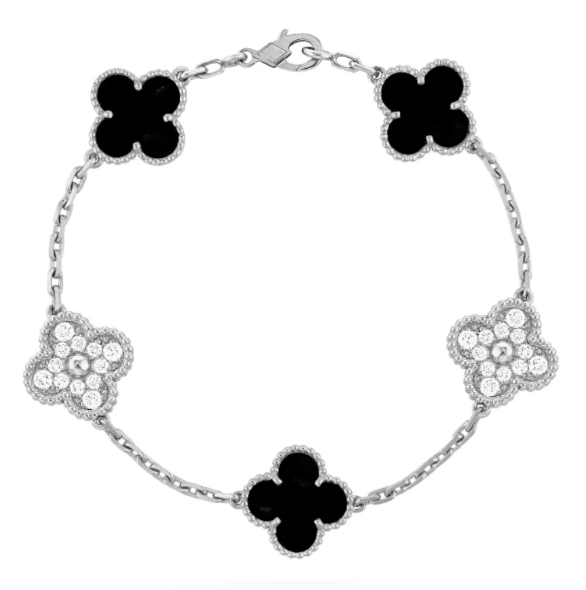 CLOVER | Black/Silver Bracelet Prestige - Image 2